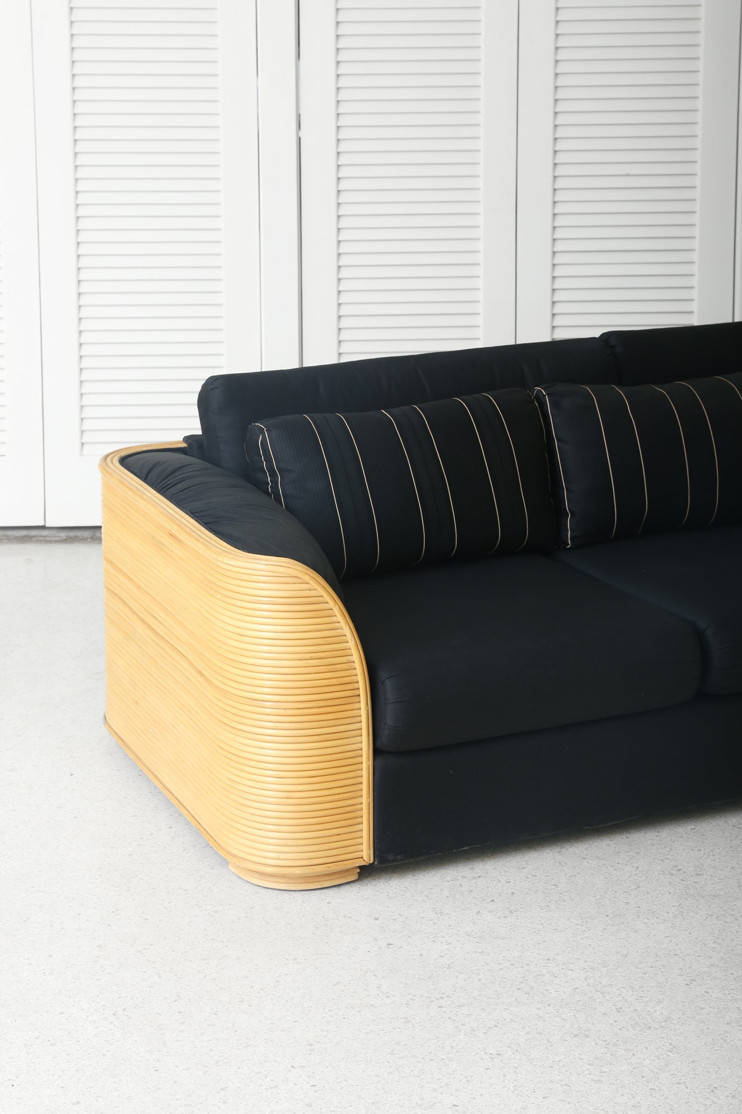 Pencil Reed Three Seat Sofa