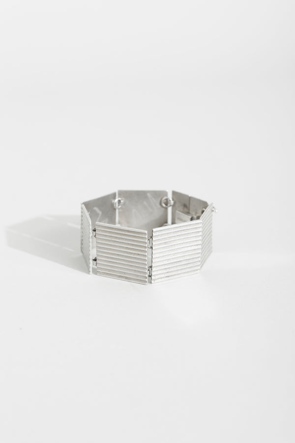 Modernist Silver Bracelet