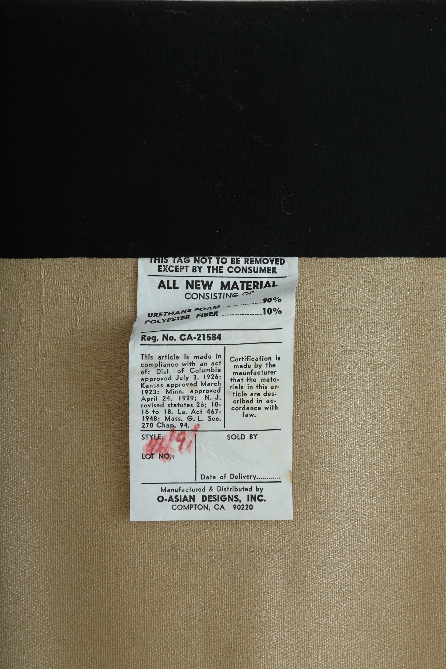 Pencil Reed Loveseat Sofa