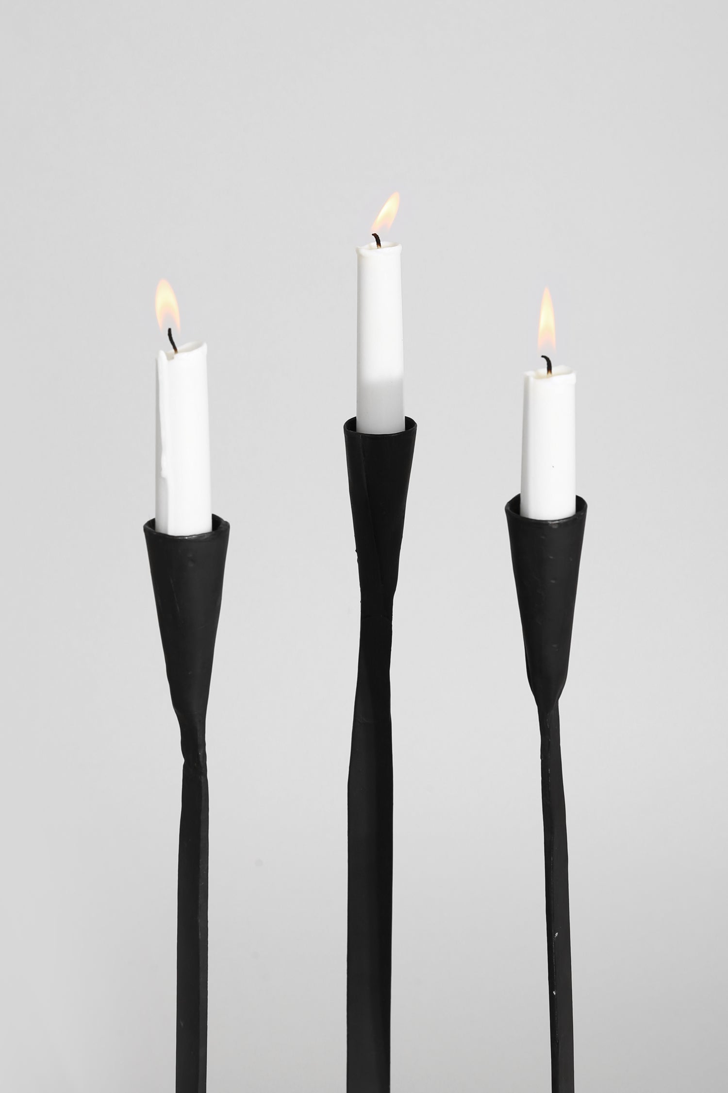 Metal Sculptural Candleholder