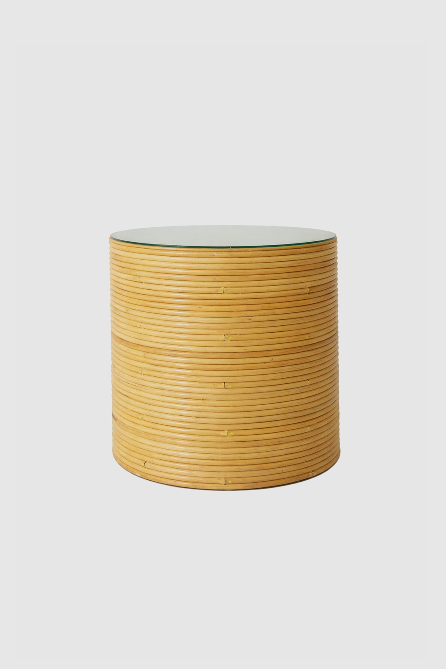 Cylindrical Pencil Reed Side Table