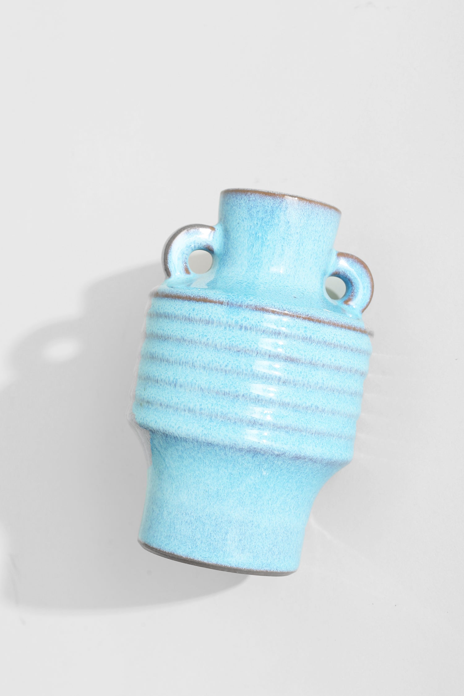 Sculptural Blue Pottery