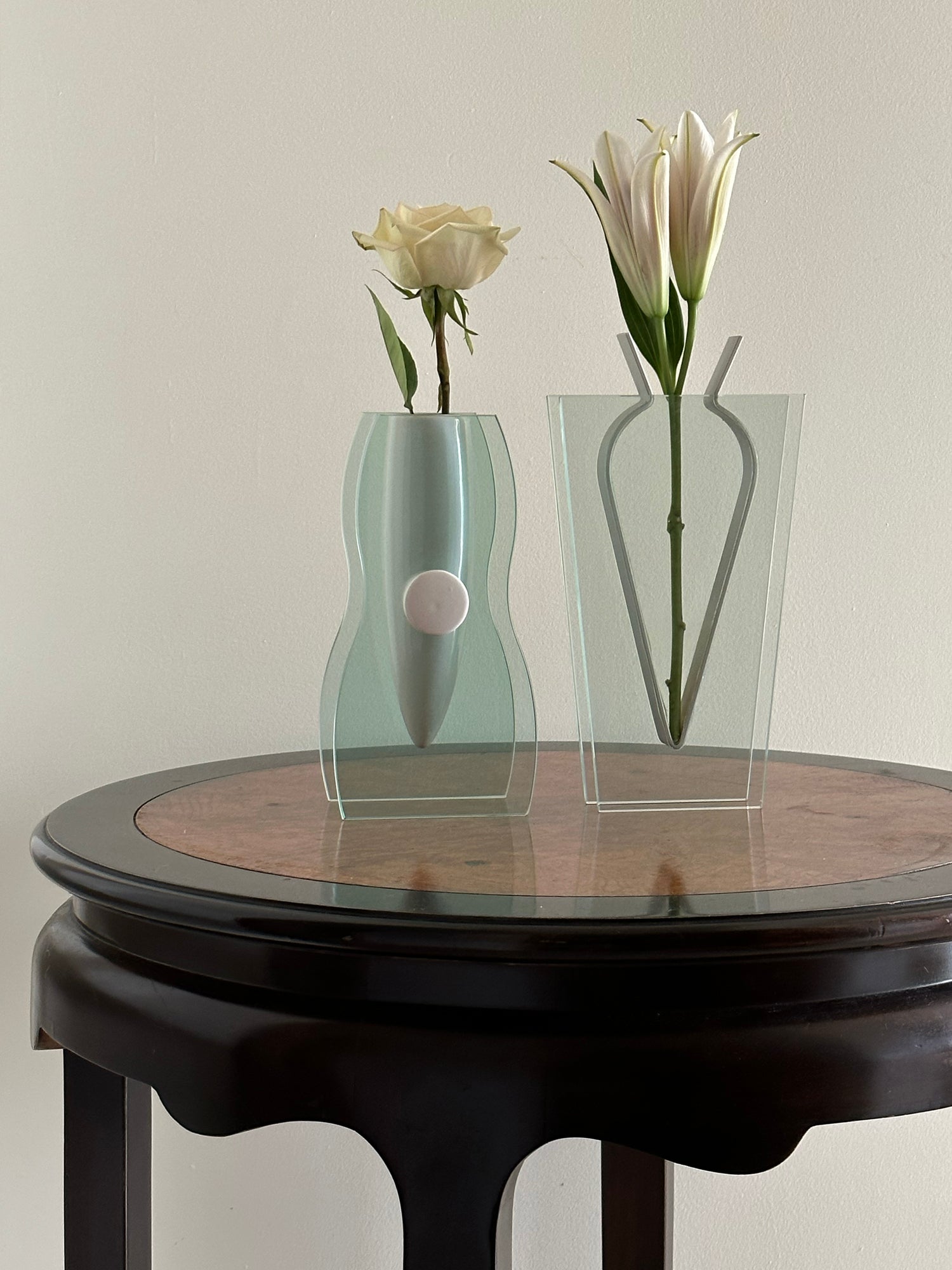 Transparent Sculptural Vase