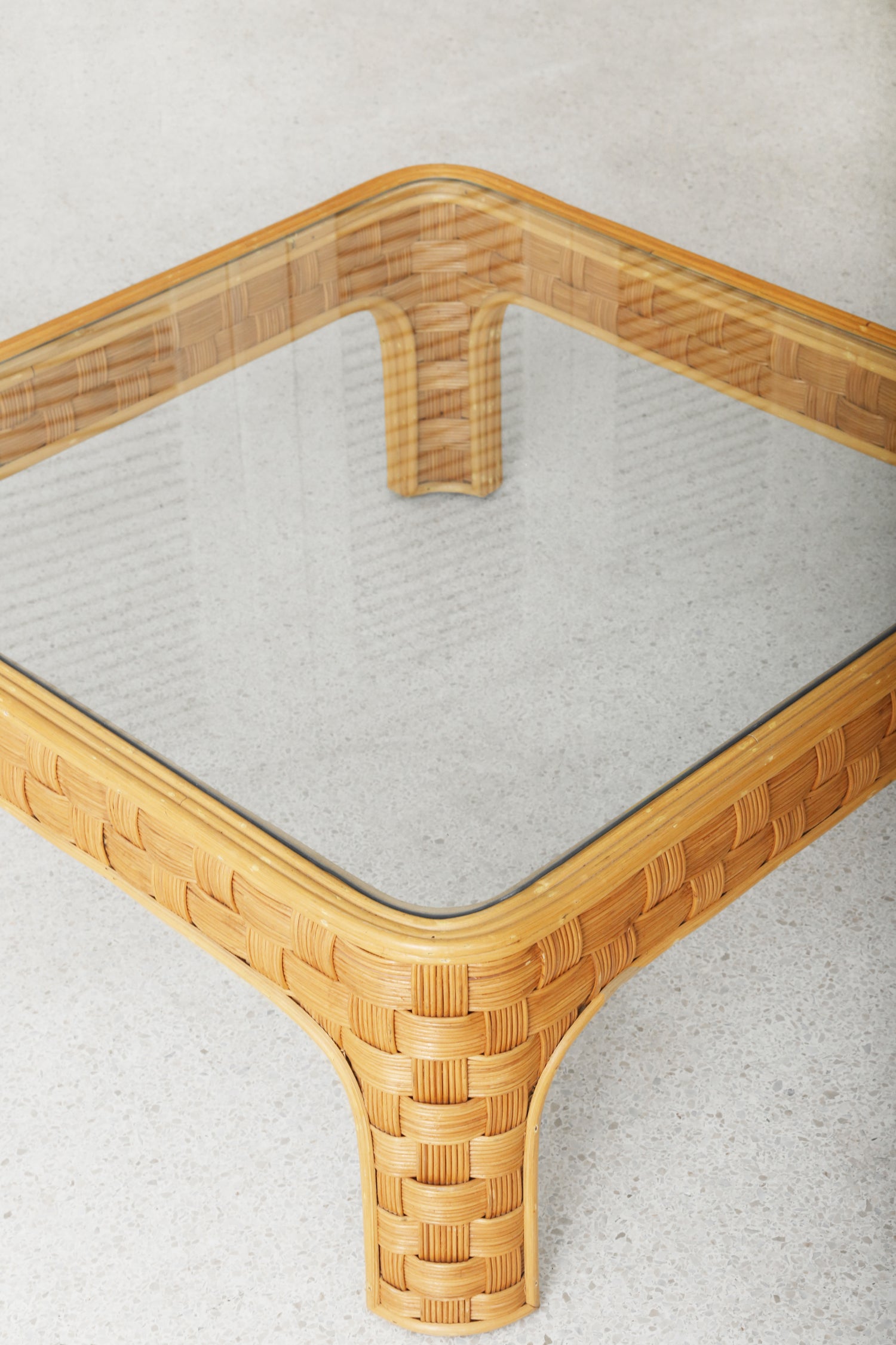 Woven Reed Coffee Table