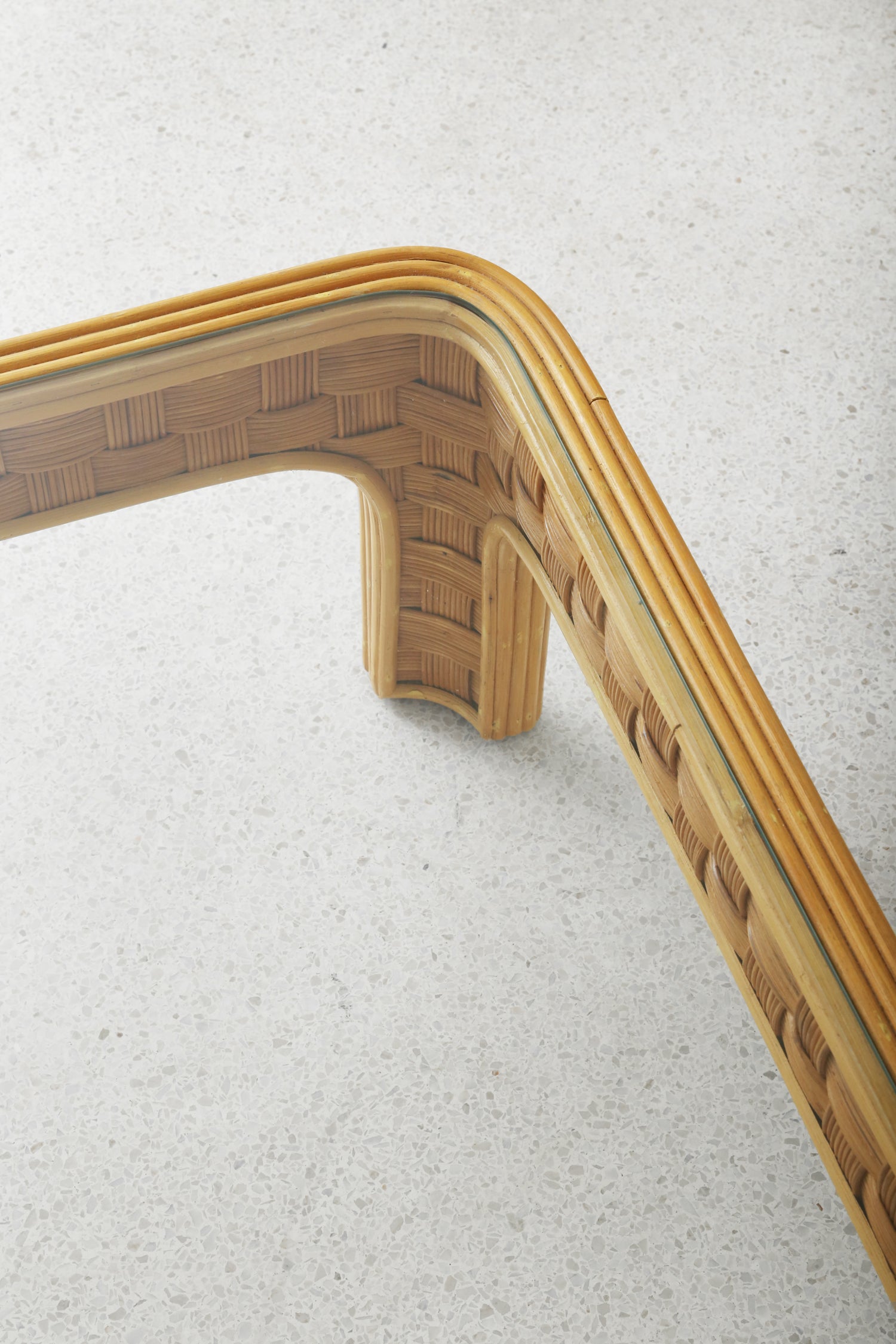 Woven Reed Coffee Table