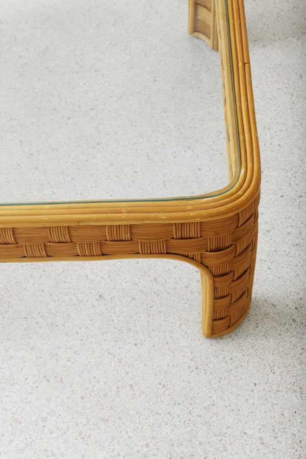 Woven Reed Coffee Table