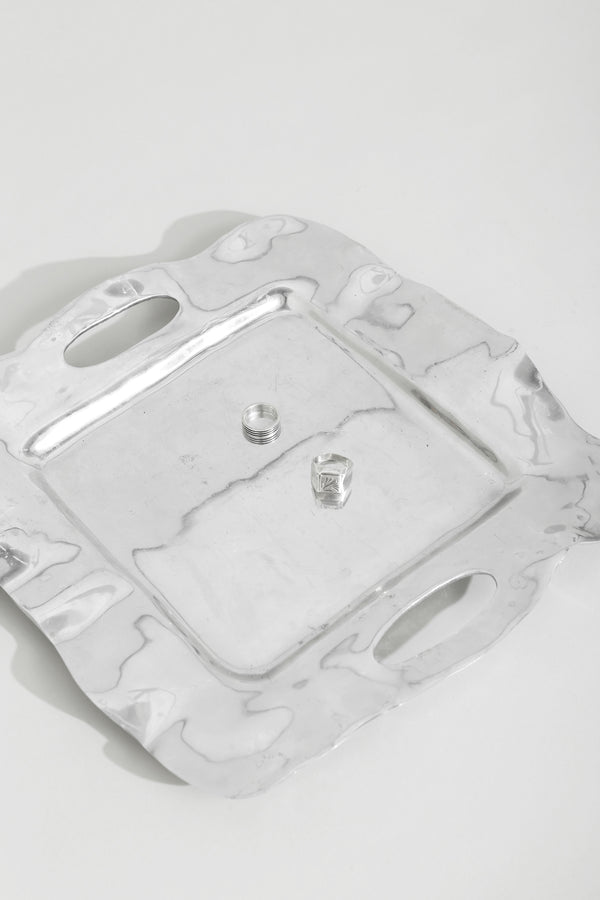 Organic Silver Tray