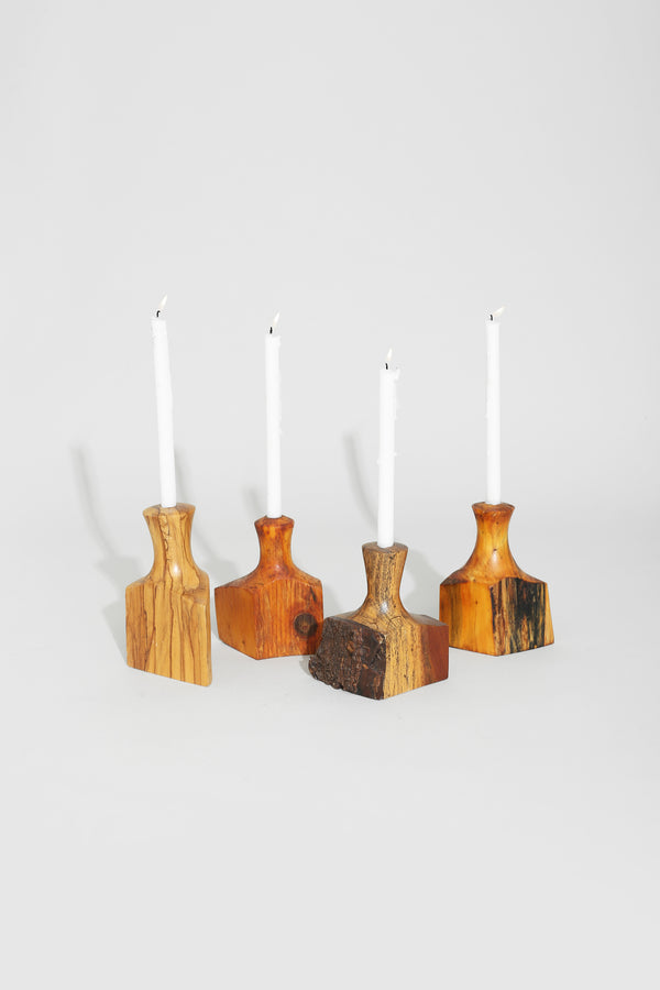 Artisan Sculpture Candleholder Set