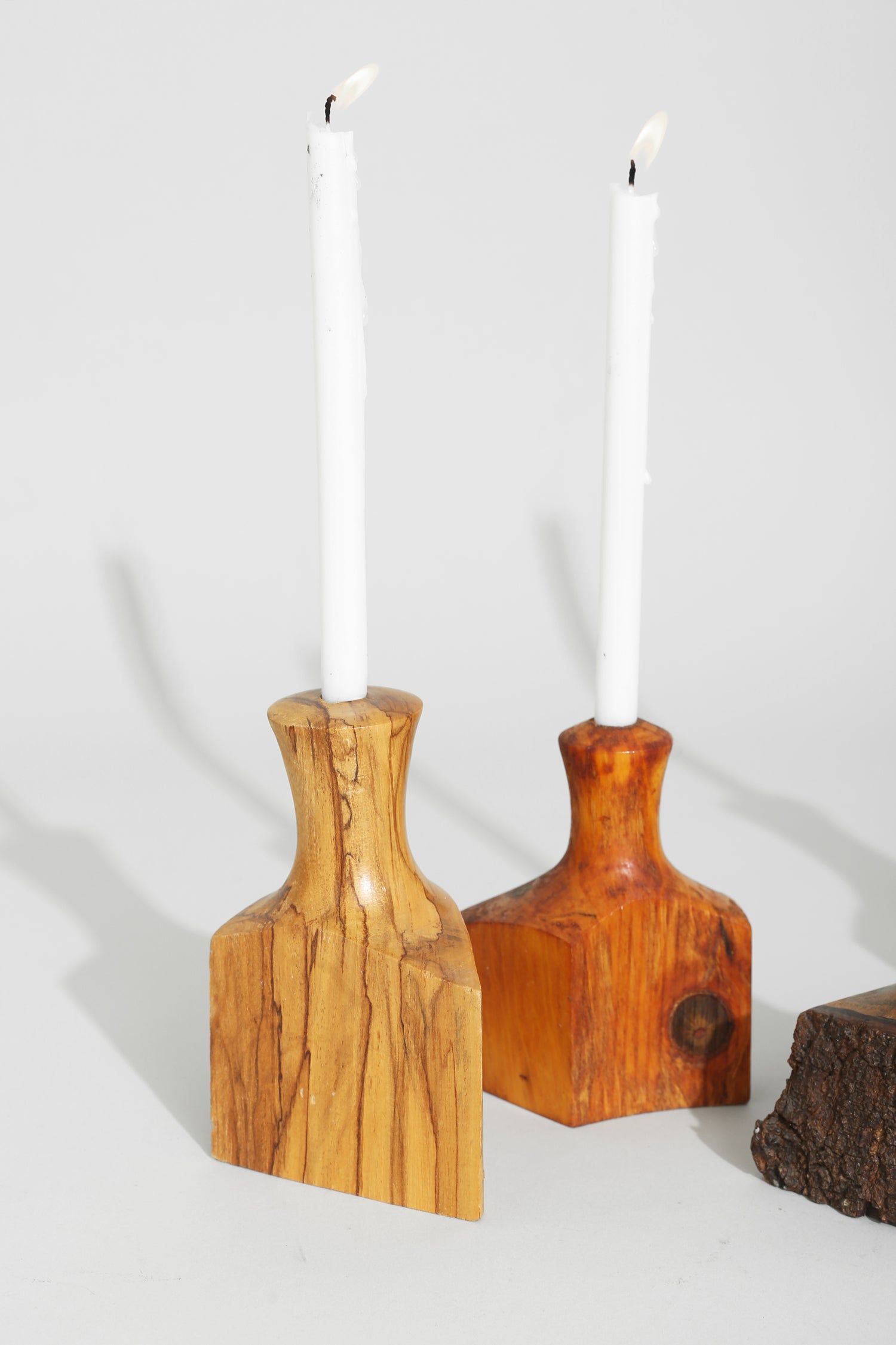 Artisan Sculpture Candleholder Set