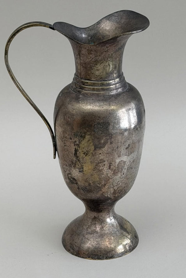 Metal Sculptural Pitcher