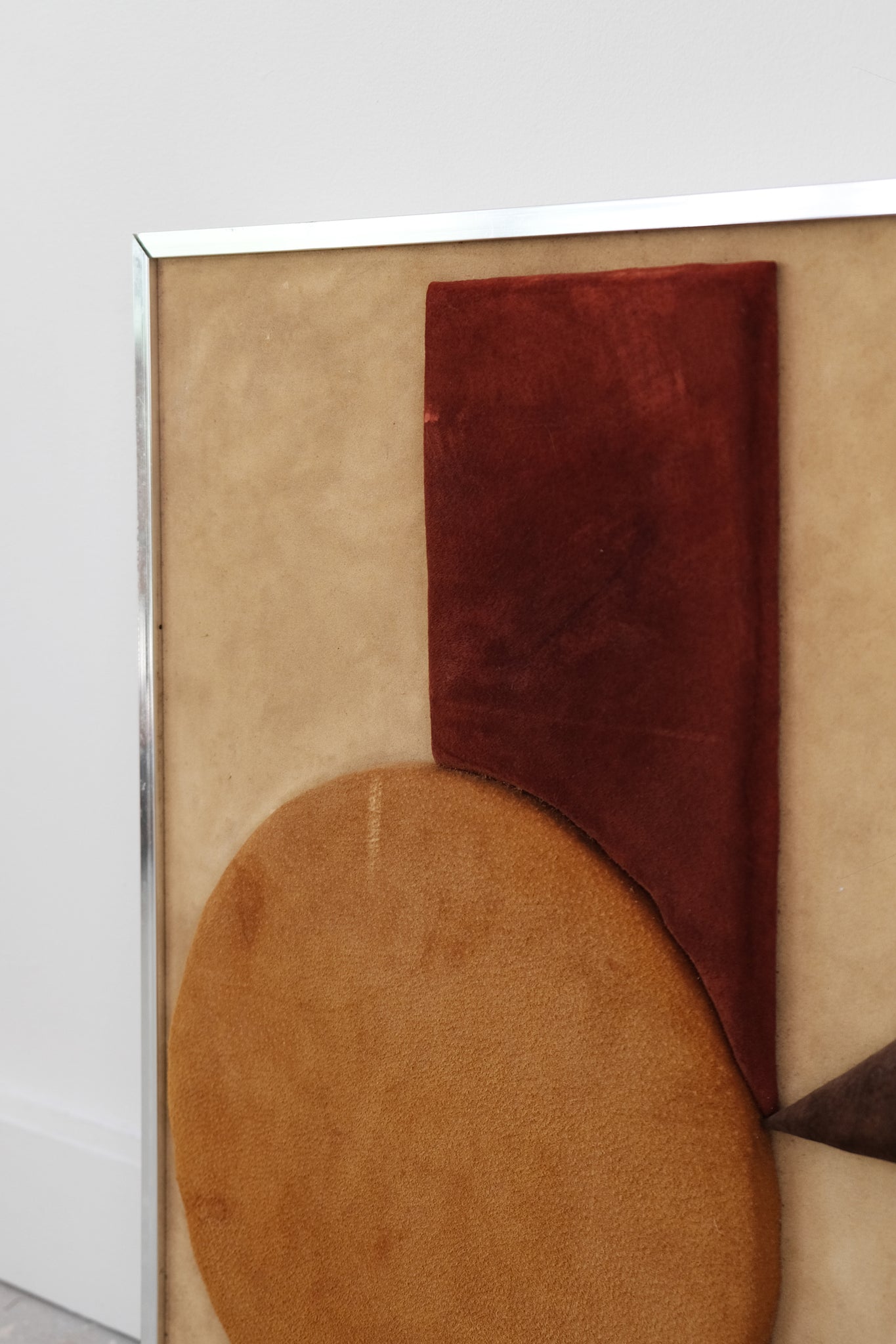 Mid-Century Suede Art