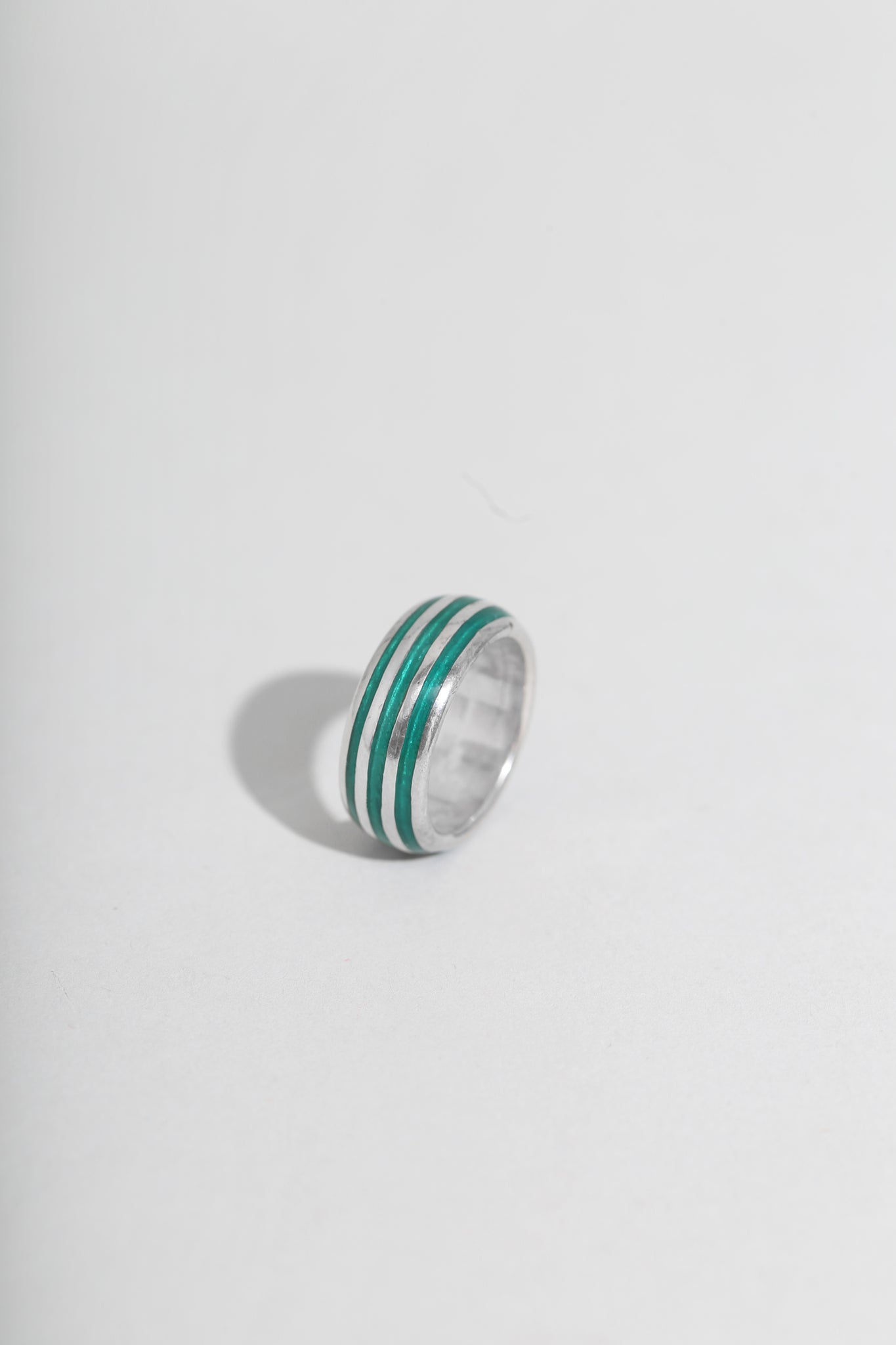Modernist Striped Ring