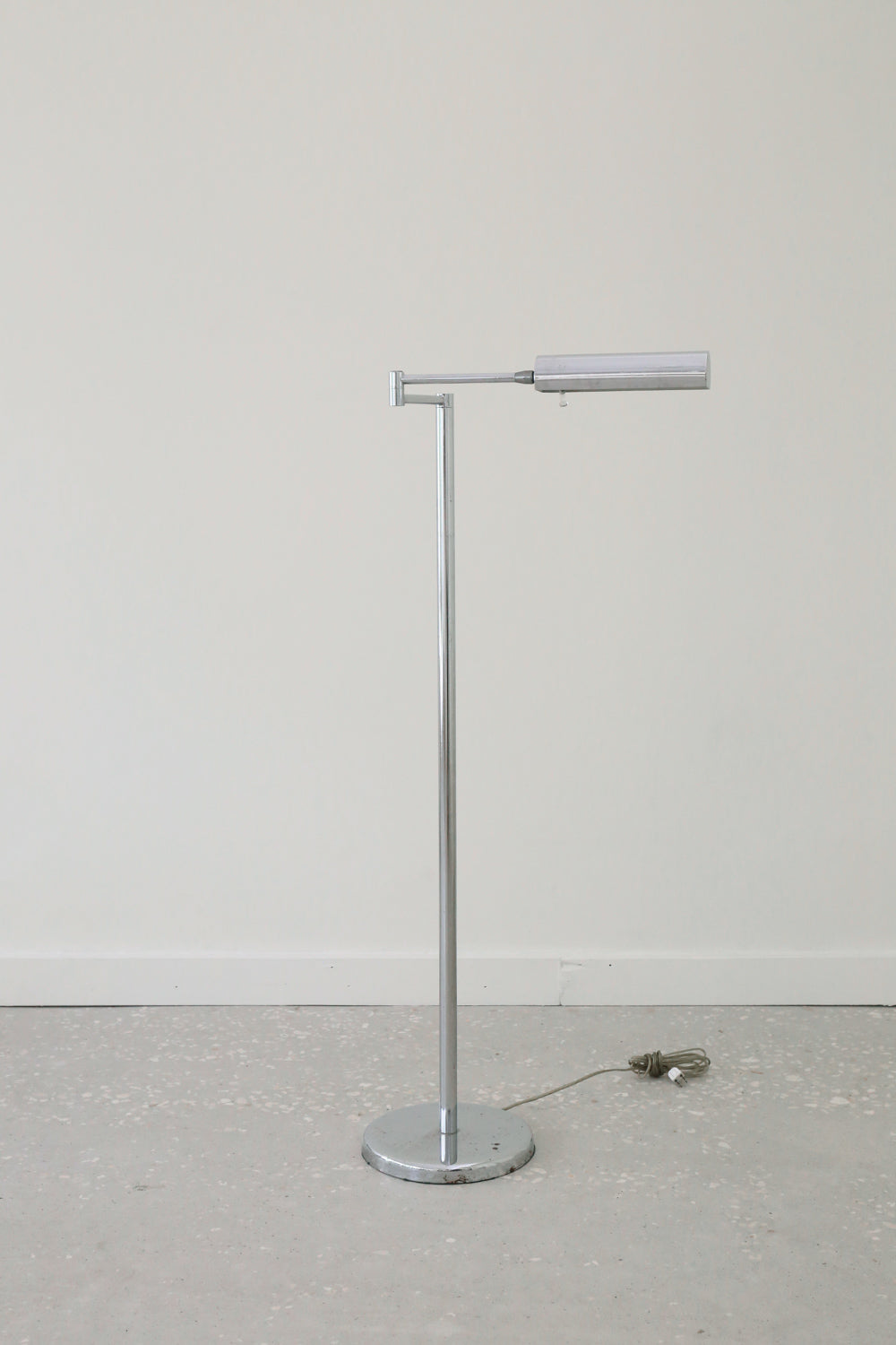 Modernist Chrome Floor Lamp